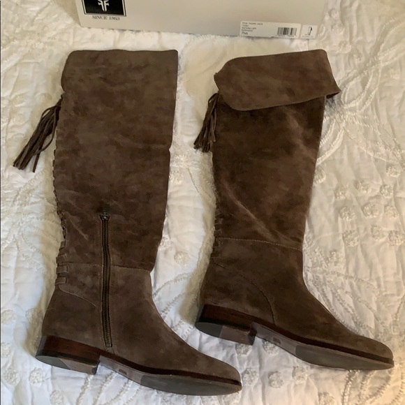 Frye Tina Tassel Lace Boot - Picture 7 of 11